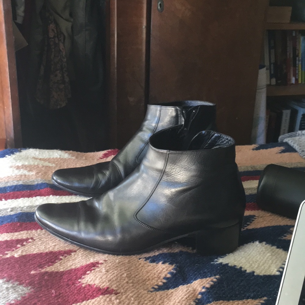Saint Laurent Black Men’s Boots